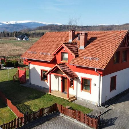 Villa Leika - Panoramablick am Riesengebirge Mysłakowice Exteriör bild