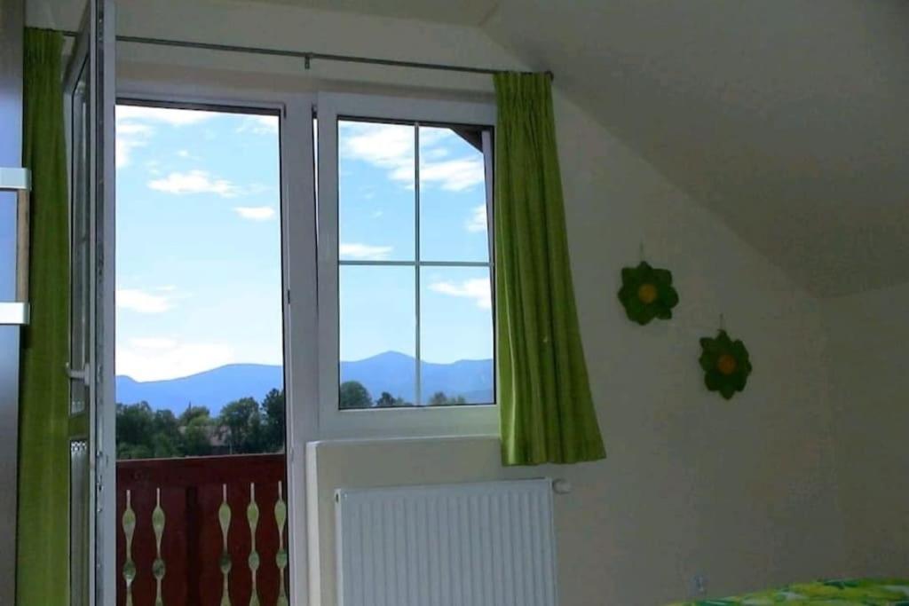 Villa Leika - Panoramablick am Riesengebirge Mysłakowice Exteriör bild